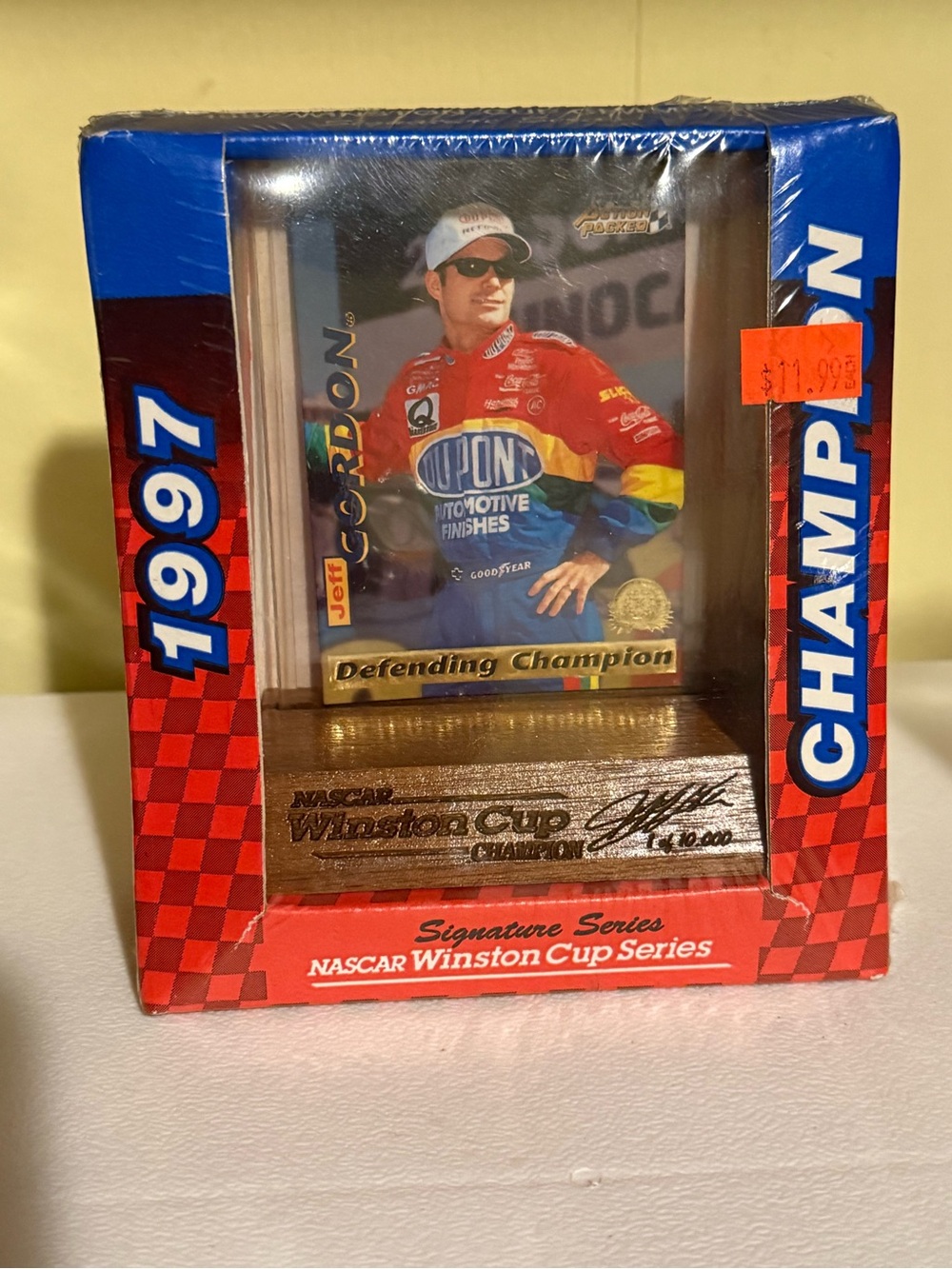 1997 Jeff Gordon NASCAR Winston Cup Series Champion Display